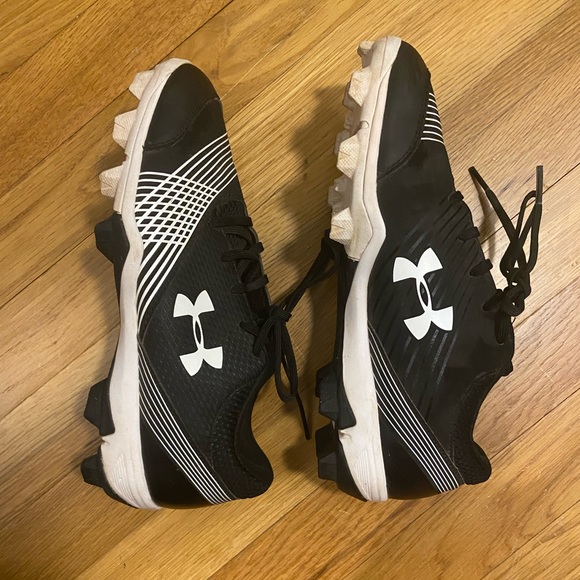Under Armour Glyde RM Softball Cleats in Black/White - Picture 5 of 5
